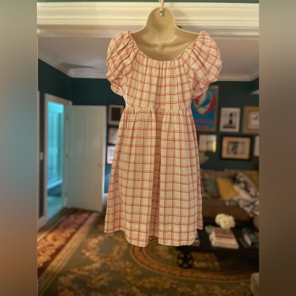 LN DÔEN Sarria Dress in Red Atticus Plaid, XS - Picture 7 of 10